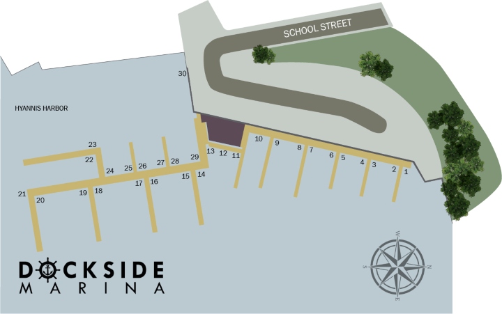 Dockside Marina Map