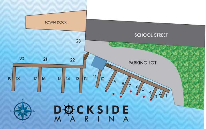 Dockside Marina Map
